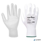 . Szerelőkesztyű, tenyéren mártott, 10-es méret, fehér