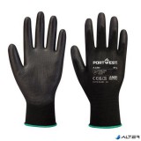 . Szerelőkesztyű, tenyéren mártott, 10-es méret, fekete