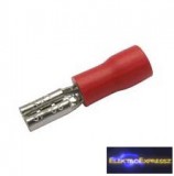 Szigetelt csúszósaru 2.8mm, 0.5-1.5mm Piros