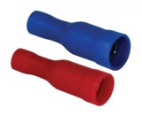 Szigetelt toldó csatlakozó - hüvely, 0.5-1.5mm2, 4mm, 25db/csomag, COMMEL