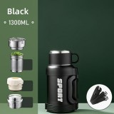 Szigetelt vizespalack két belső fedéllel