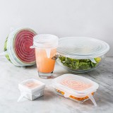 Szilikon fedő szett, univerzális konyhai edényfedő készlet 12 darabos készlet