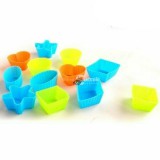 Szilikon jégkocka-bonbon-muffin forma,12 db (Perfect Home)