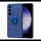 Szilikon telefonvédő (asztali tartó, tartógyűrű, 360°, mágneses) SÖTÉTKÉK Samsung Galaxy S24 Plus (SM-S926) "Gigapack csomagolás" (GP-151344) (GP-151344)