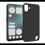 Szilikon telefonvédő (matt) FEKETE Nothing CMF Phone 1 "Gigapack csomagolás" (GP-167687) (GP-167687)