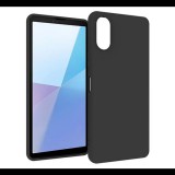 Szilikon telefonvédő (matt) FEKETE Sony Xperia 10 VI "Gigapack csomagolás" (GP-159094) (GP-159094)