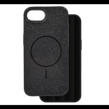Szilikon telefonvédő (műanyag hátlap, kameravédő, MagSafe, csillogó) FEKETE Apple iPhone 16e "Gigapack csomagolás" (GP-171519) (GP-171519)