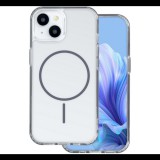 Szilikon telefonvédő (ultravékony, műanyag hátlap, MagSafe, légpárnás sarok) SÖTÉTSZÜRKE Apple iPhone 16e "Gigapack csomagolás" (GP-171589) (GP-171589)