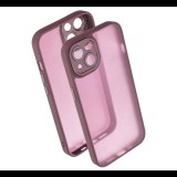Szilikon telefonvédő (ütésállóság, akril hátlap, kameravédő) LILA Apple iPhone 13 "Gigapack csomagolás" (GP-153376) (GP-153376)