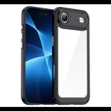 Szilikon telefonvédő (ütésállóság, átlátszó hátlap) FEKETE Apple iPhone Air "Gigapack csomagolás" (GP-173618) (GP-173618)