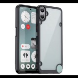 Szilikon telefonvédő (ütésállóság, átlátszó hátlap) FEKETE Nothing CMF Phone 1 "Gigapack csomagolás" (GP-167744) (GP-167744)