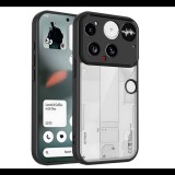 Szilikon telefonvédő (ütésállóság, átlátszó hátlap) FEKETE Nothing Phone (3) "Gigapack csomagolás" (GP-172375) (GP-172375)