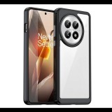 Szilikon telefonvédő (ütésállóság, átlátszó hátlap) FEKETE OnePlus 13 5G "Gigapack csomagolás" (GP-167070) (GP-167070)