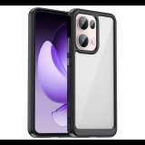 Szilikon telefonvédő (ütésállóság, átlátszó hátlap) FEKETE Oppo Reno 13 Pro "Gigapack csomagolás" (GP-167742) (GP-167742)