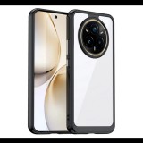 Szilikon telefonvédő (ütésállóság, átlátszó hátlap) FEKETE Realme 14 Pro Plus "Gigapack csomagolás" (GP-168628) (GP-168628)