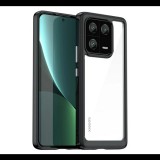 Szilikon telefonvédő (ütésállóság, átlátszó hátlap) FEKETE Xiaomi 13 Pro "Gigapack csomagolás" (GP-163083) (GP-163083)
