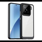 Szilikon telefonvédő (ütésállóság, átlátszó hátlap) FEKETE Xiaomi 15 "Gigapack csomagolás" (GP-167743) (GP-167743)