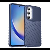Szilikon telefonvédő (ütésállóság, csíkos, dombor minta) SÖTÉTKÉK Samsung Galaxy A35 5G (SM-A356) "Gigapack csomagolás" (GP-154195) (GP-154195)