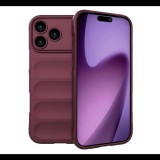 Szilikon telefonvédő (ütésállóság, kameravédő, 3D) BORDÓ Apple iPhone 17 Pro "Gigapack csomagolás" (GP-173630) (GP-173630)