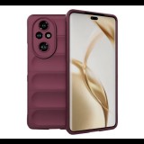 Szilikon telefonvédő (ütésállóság, kameravédő, 3D) BORDÓ Honor 200 Pro "Gigapack csomagolás" (GP-159545) (GP-159545)
