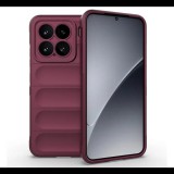 Szilikon telefonvédő (ütésállóság, kameravédő, 3D) BORDÓ Xiaomi 15 "Gigapack csomagolás" (GP-167746) (GP-167746)