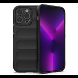 Szilikon telefonvédő (ütésállóság, kameravédő, 3D) FEKETE Apple iPhone 14 Pro "Gigapack csomagolás" (GP-129130) (GP-129130)