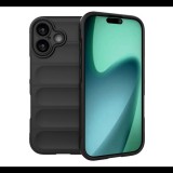 Szilikon telefonvédő (ütésállóság, kameravédő, 3D) FEKETE Apple iPhone 17 "Gigapack csomagolás" (GP-173635) (GP-173635)