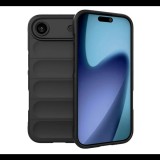 Szilikon telefonvédő (ütésállóság, kameravédő, 3D) FEKETE Apple iPhone Air "Gigapack csomagolás" (GP-173634) (GP-173634)