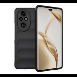 Szilikon telefonvédő (ütésállóság, kameravédő, 3D) FEKETE Honor 200 Pro "Gigapack csomagolás" (GP-159557) (GP-159557)