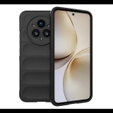 Szilikon telefonvédő (ütésállóság, kameravédő, 3D) FEKETE Realme 14 Pro Plus "Gigapack csomagolás" (GP-168632) (GP-168632)