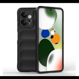 Szilikon telefonvédő (ütésállóság, kameravédő, 3D) FEKETE Xiaomi Redmi Note 12 4G "Gigapack csomagolás" (GP-139039) (GP-139039)