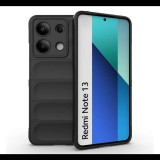 Szilikon telefonvédő (ütésállóság, kameravédő, 3D) FEKETE Xiaomi Redmi Note 13 4G "Gigapack csomagolás" (GP-154871) (GP-154871)