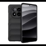 Szilikon telefonvédő (ütésállóság, kameravédő, 3D) FEKETE Xiaomi Redmi Note 14 Pro Plus 5G "Gigapack csomagolás" (GP-166727) (GP-166727)