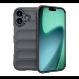 Szilikon telefonvédő (ütésállóság, kameravédő, 3D) SÖTÉTSZÜRKE Apple iPhone 17 "Gigapack csomagolás" (GP-173651) (GP-173651)