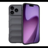 Szilikon telefonvédő (ütésállóság, kameravédő, 3D) SÖTÉTSZÜRKE Apple iPhone 17 Pro "Gigapack csomagolás" (GP-173649) (GP-173649)