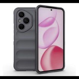 Szilikon telefonvédő (ütésállóság, kameravédő, 3D) SÖTÉTSZÜRKE Honor 400 Pro "Gigapack csomagolás" (GP-170351) (GP-170351)