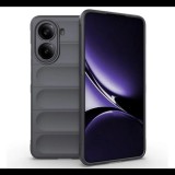 Szilikon telefonvédő (ütésállóság, kameravédő, 3D) SÖTÉTSZÜRKE Xiaomi Poco X7 Pro "Gigapack csomagolás" (GP-168207) (GP-168207)