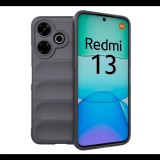 Szilikon telefonvédő (ütésállóság, kameravédő, 3D) SÖTÉTSZÜRKE Xiaomi Redmi 13 4G "Gigapack csomagolás" (GP-159577) (GP-159577)