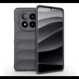 Szilikon telefonvédő (ütésállóság, kameravédő, 3D) SÖTÉTSZÜRKE Xiaomi Redmi Note 14 Pro Plus 5G "Gigapack csomagolás" (GP-166739) (GP-166739)