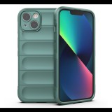 Szilikon telefonvédő (ütésállóság, kameravédő, 3D) SÖTÉTZÖLD Apple iPhone 13 "Gigapack csomagolás" (GP-134403) (GP-134403)