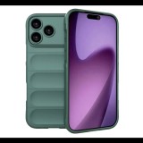 Szilikon telefonvédő (ütésállóság, kameravédő, 3D) SÖTÉTZÖLD Apple iPhone 17 Pro Max "Gigapack csomagolás" (GP-173655) (GP-173655)