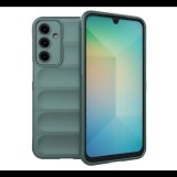 Szilikon telefonvédő (ütésállóság, kameravédő, 3D) SÖTÉTZÖLD Samsung Galaxy A36 5G (SM-A366) "Gigapack csomagolás" (GP-166413) (GP-166413)