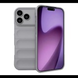 Szilikon telefonvédő (ütésállóság, kameravédő, 3D) VILÁGOSSZÜRKE Apple iPhone 17 Pro "Gigapack csomagolás" (GP-173662) (GP-173662)