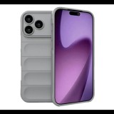 Szilikon telefonvédő (ütésállóság, kameravédő, 3D) VILÁGOSSZÜRKE Apple iPhone 17 Pro Max "Gigapack csomagolás" (GP-173663) (GP-173663)