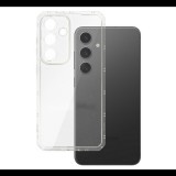 Szilikon telefonvédő (ütésállóság, légpárnás keret) ÁTLÁTSZÓ Samsung Galaxy S24 FE (SM-S721) "Gigapack csomagolás" (GP-163093) (GP-163093)