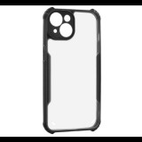 Szilikon telefonvédő (ütésállóság, légpárnás sarok, akril hátlap, kameravédő) FEKETE Apple iPhone 13 "Gigapack csomagolás" (GP-155841) (GP-155841)