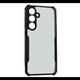 Szilikon telefonvédő (ütésállóság, légpárnás sarok, akril hátlap, kameravédő) FEKETE Samsung Galaxy S24 FE (SM-S721) "Gigapack csomagolás" (GP-161881) (GP-161881)