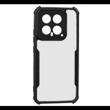 Szilikon telefonvédő (ütésállóság, légpárnás sarok, akril hátlap, kameravédő) FEKETE Xiaomi 14 "Gigapack csomagolás" (GP-155810) (GP-155810)
