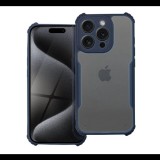 Szilikon telefonvédő (ütésállóság, légpárnás sarok, akril hátlap, kameravédő) SÖTÉTKÉK Apple iPhone 15 Pro Max "Gigapack csomagolás" (GP-155873) (GP-155873)