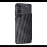Szilikon telefonvédő (ütésállóság, légpárnás sarok, karbon minta) FEKETE Samsung Galaxy A26 5G (SM-A266) "Gigapack csomagolás" (GP-165197) (GP-165197)